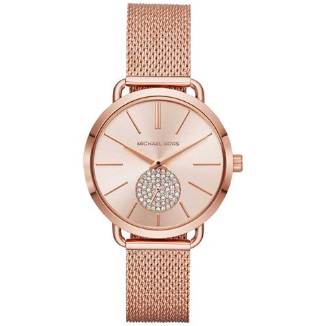 michael kors portia watch rose|Michael Kors Women's Portia Rose Gold.